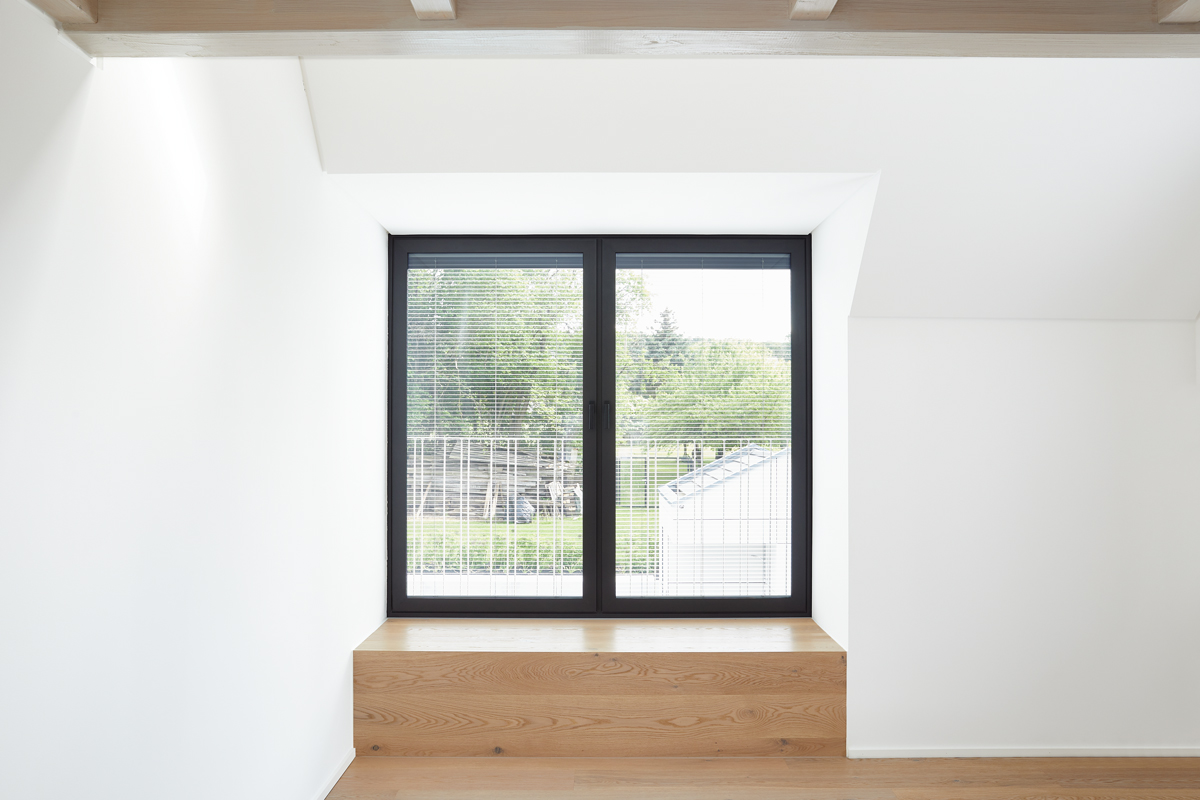 Aluminium-Fenster in Ganzglas-Design